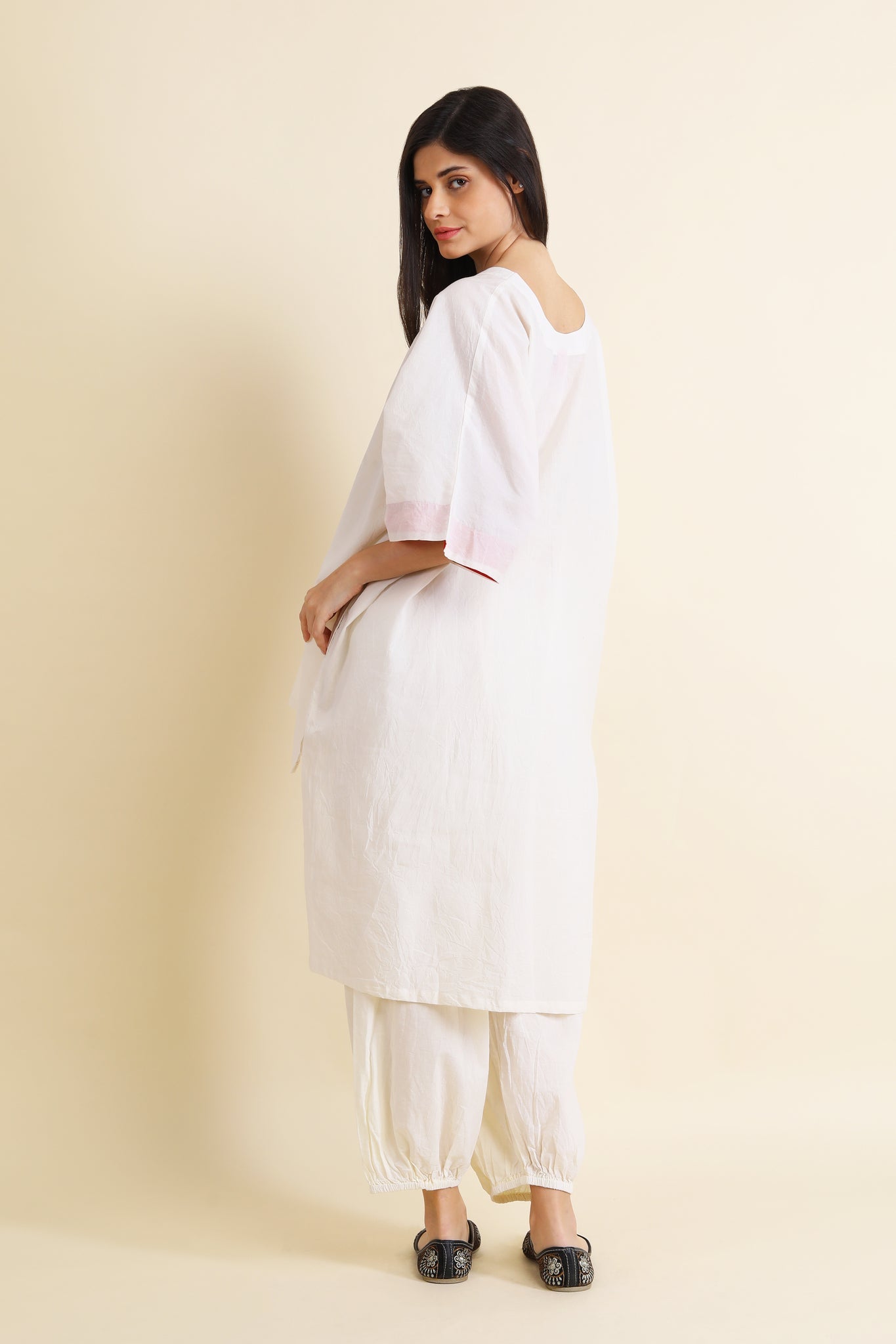 Bindu Set LS - Off White - CiceroniKurta Set, Everyday WearSheetal Joshi Verma