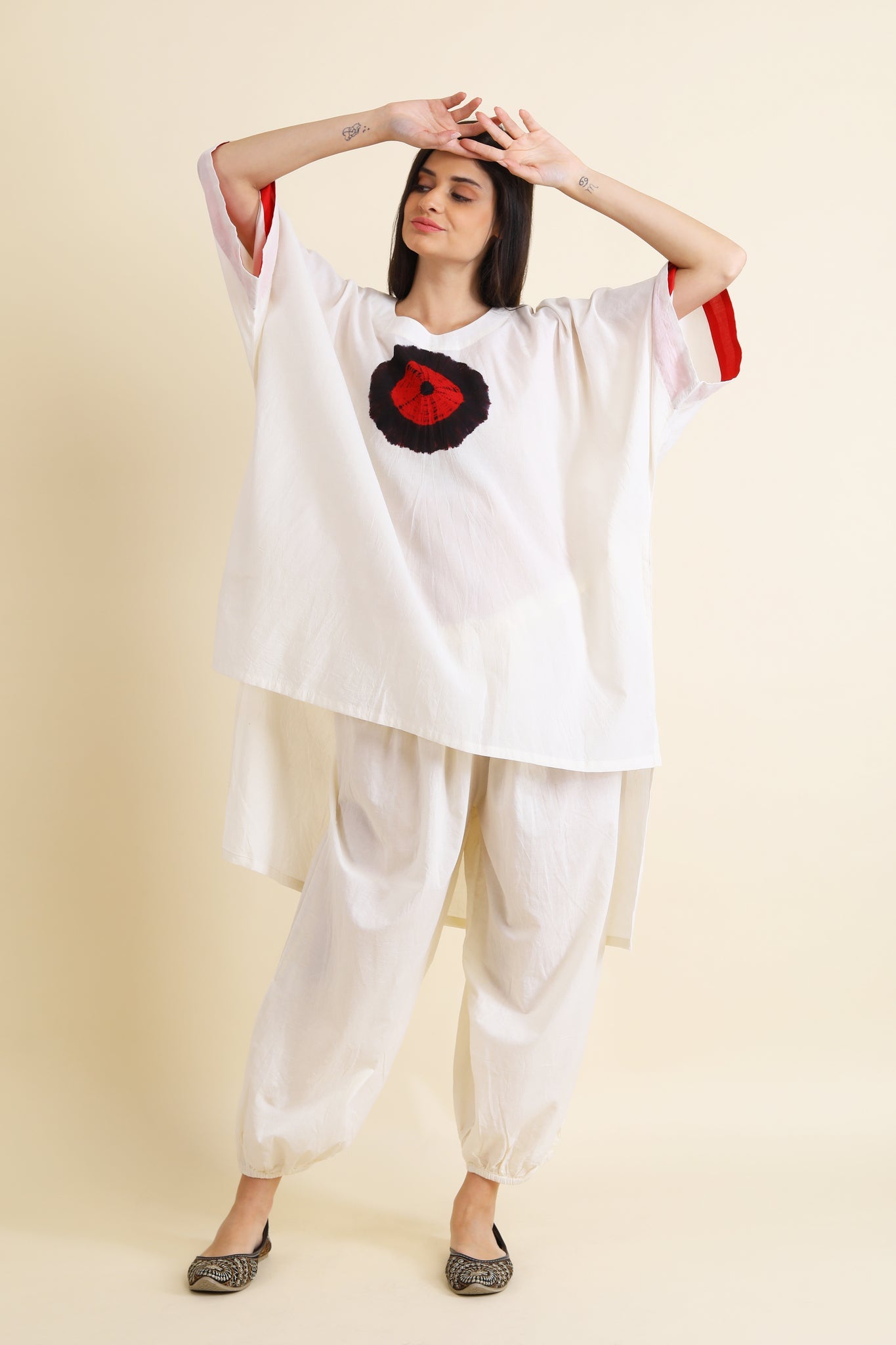 Bindu Set LS - Off White - CiceroniKurta Set, Everyday WearSheetal Joshi Verma