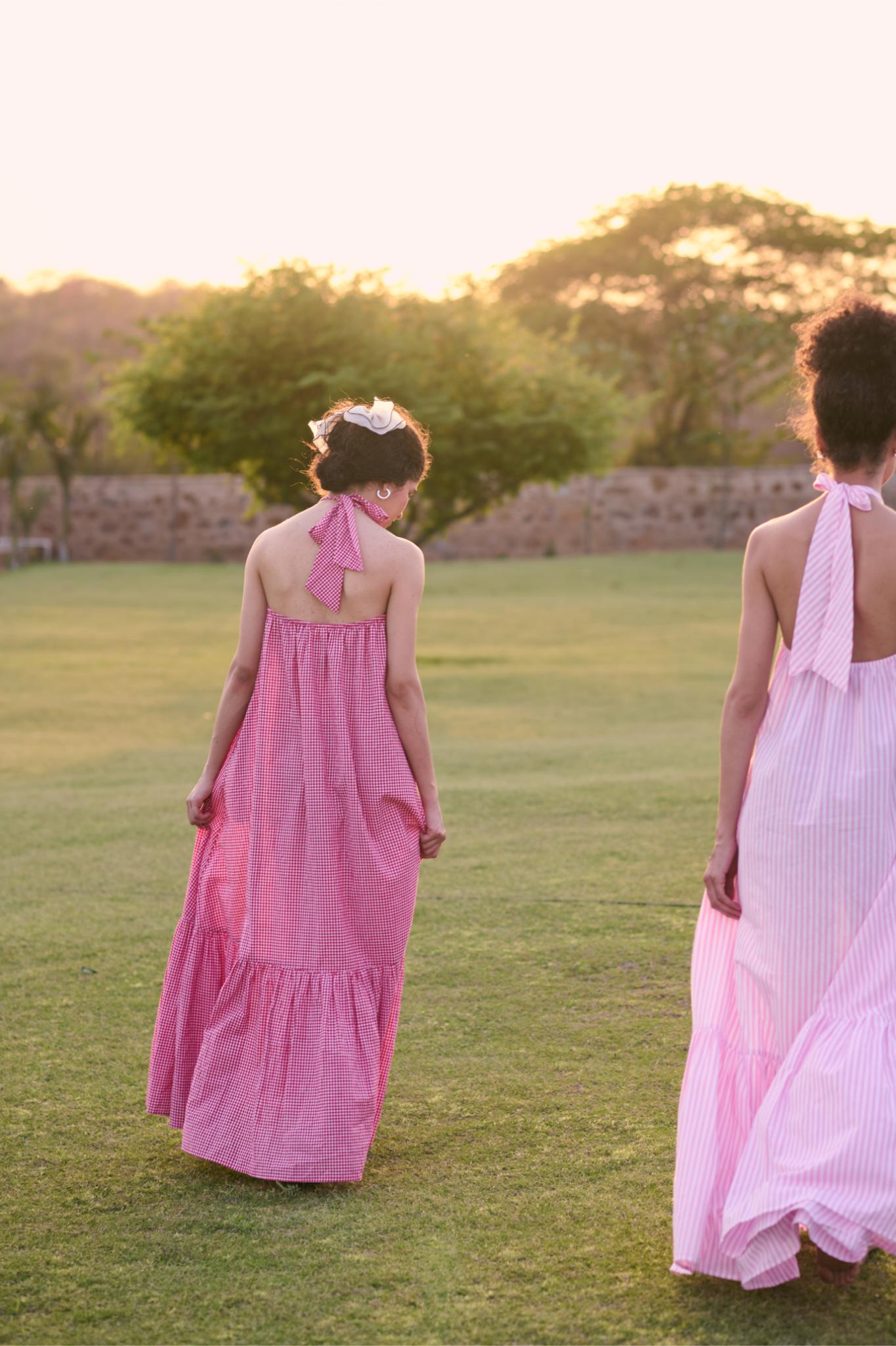Birds of Paradise Dress - Pink - CiceroniDressesRAAS Life