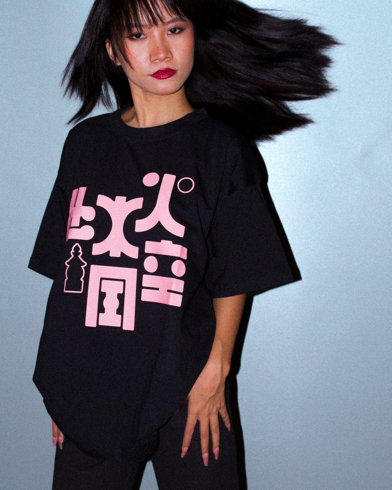 Black and Pink Ryū T-Shirt - CiceroniT-Shirttsaku