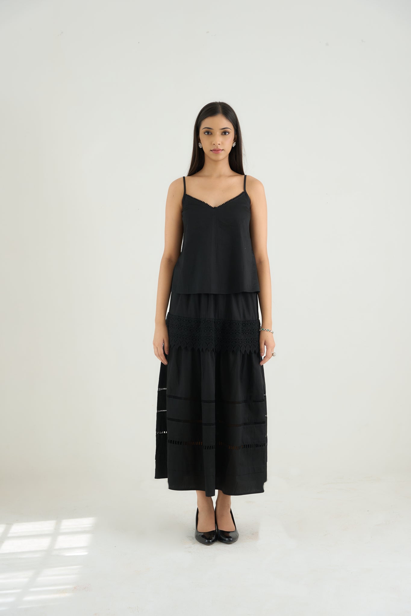 Black Beauty Skirt Top Set - CiceroniSkirt SetRAAS Life