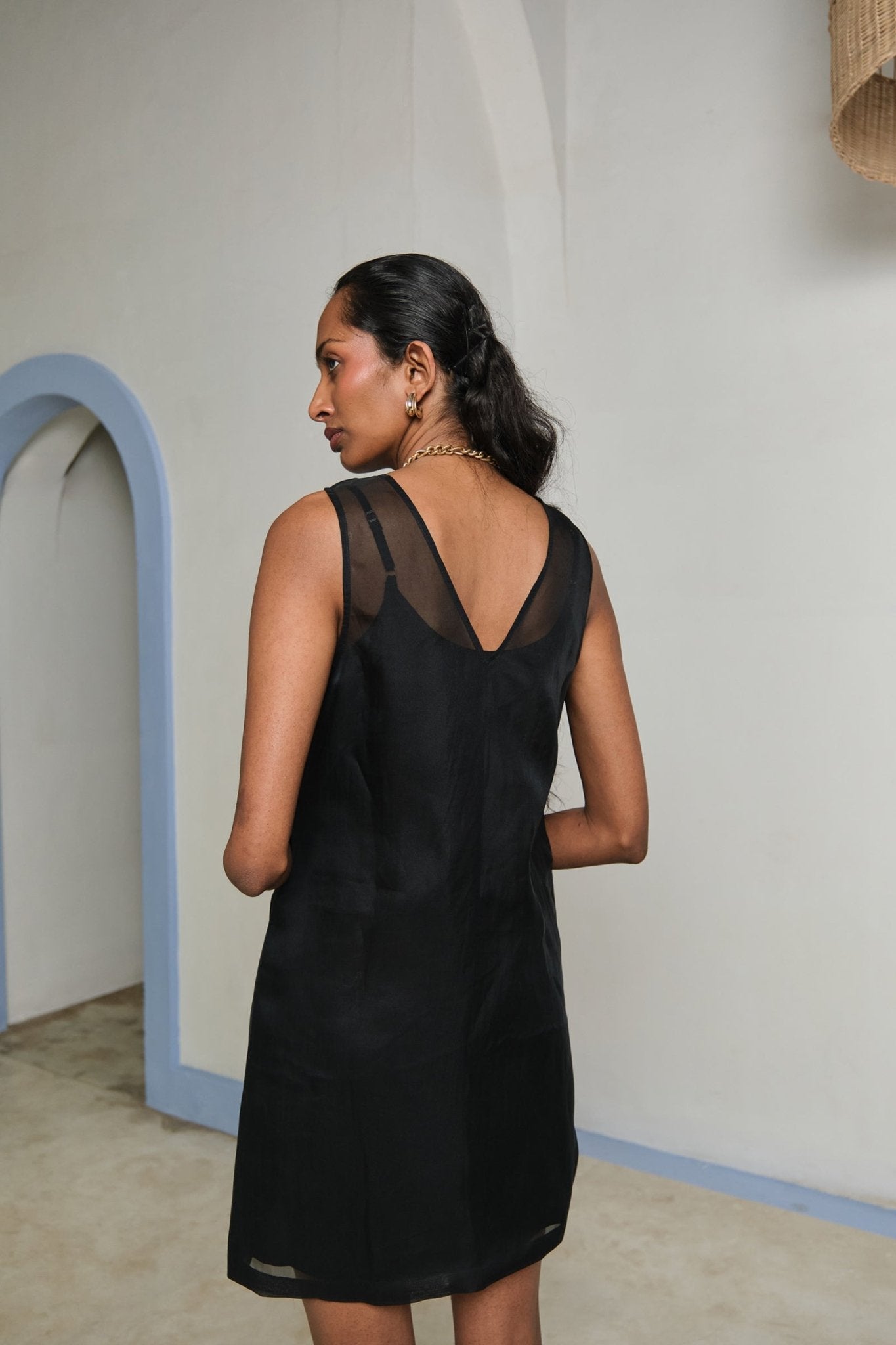 Black Bloom Dress - CiceroniDressesShimona