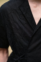 Black Embroidered Shirt - CiceroniMen ShirtsRAAS Life