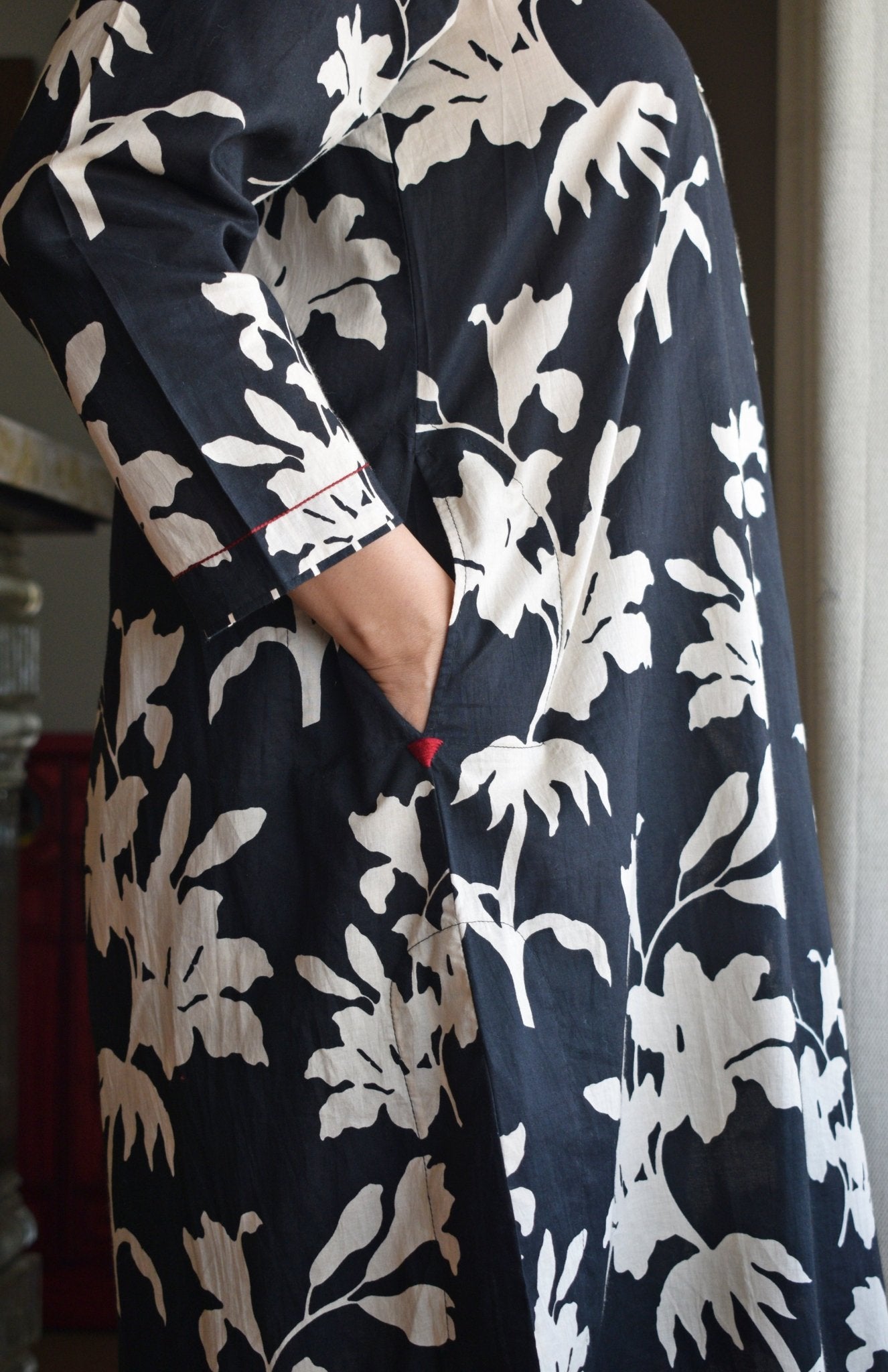 Black Floral Co - Ord Set - CiceroniKurta Set, Everyday WearHouse of Moxa