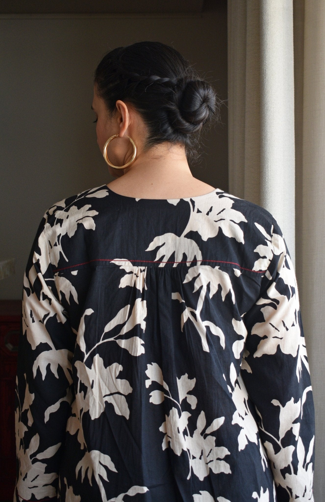 Black Floral Co - Ord Set - CiceroniKurta Set, Everyday WearHouse of Moxa