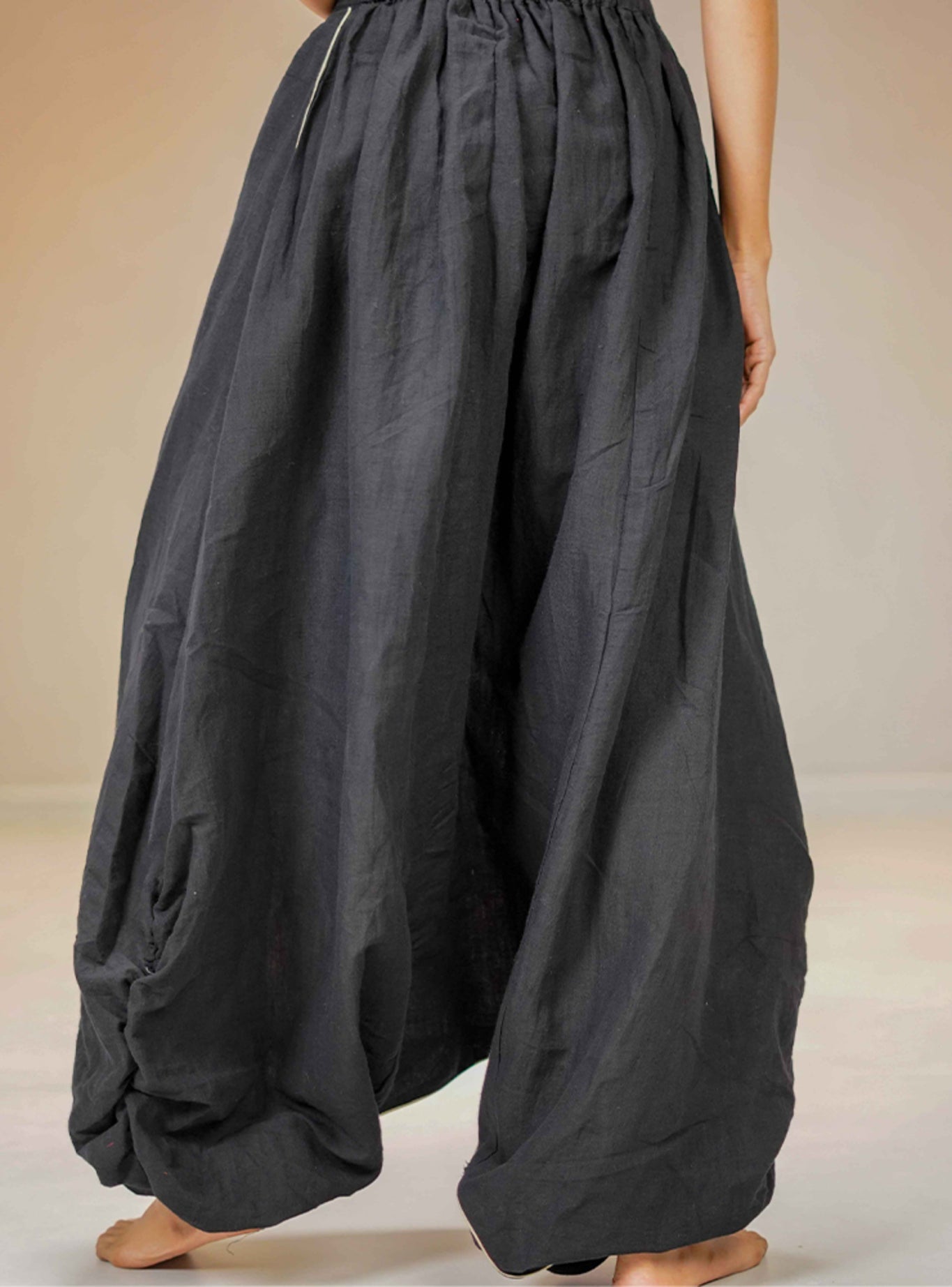 Black Harem Pants - CiceroniPantsPrathaa