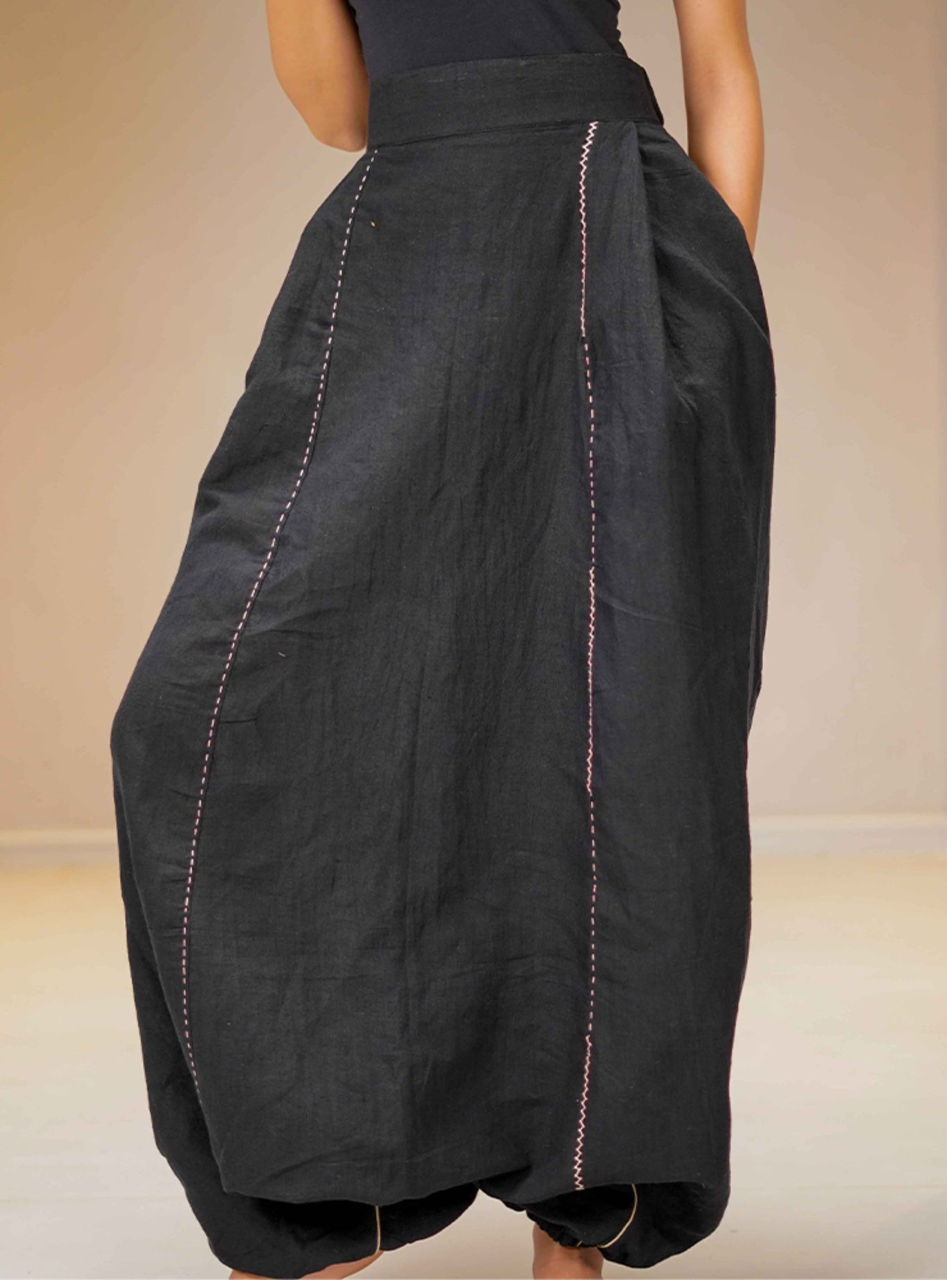 Black Harem Pants - CiceroniPantsPrathaa