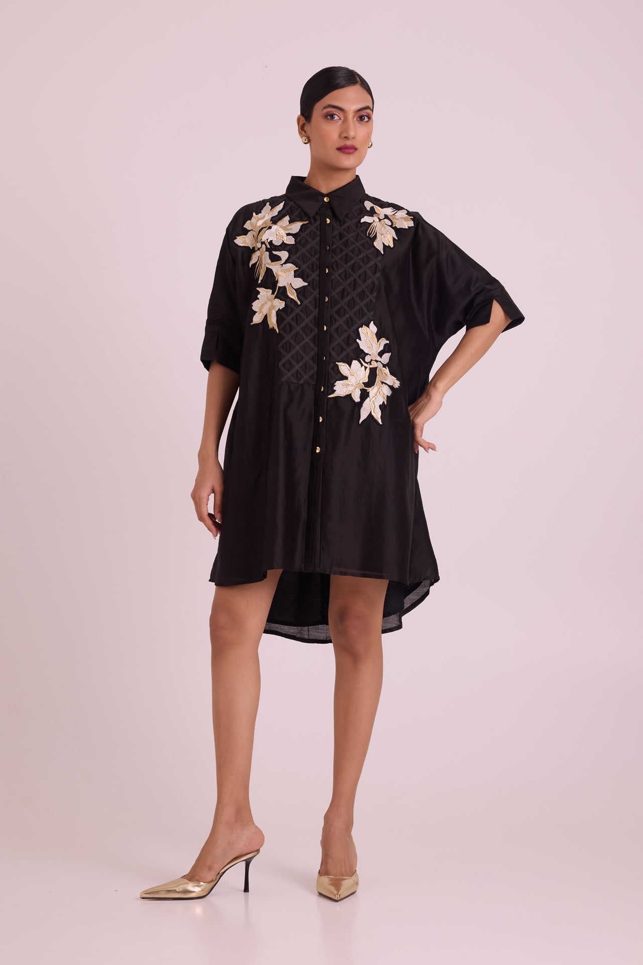 Black Mimi - Framed Shirt Dress - CiceroniDressesMadder Much