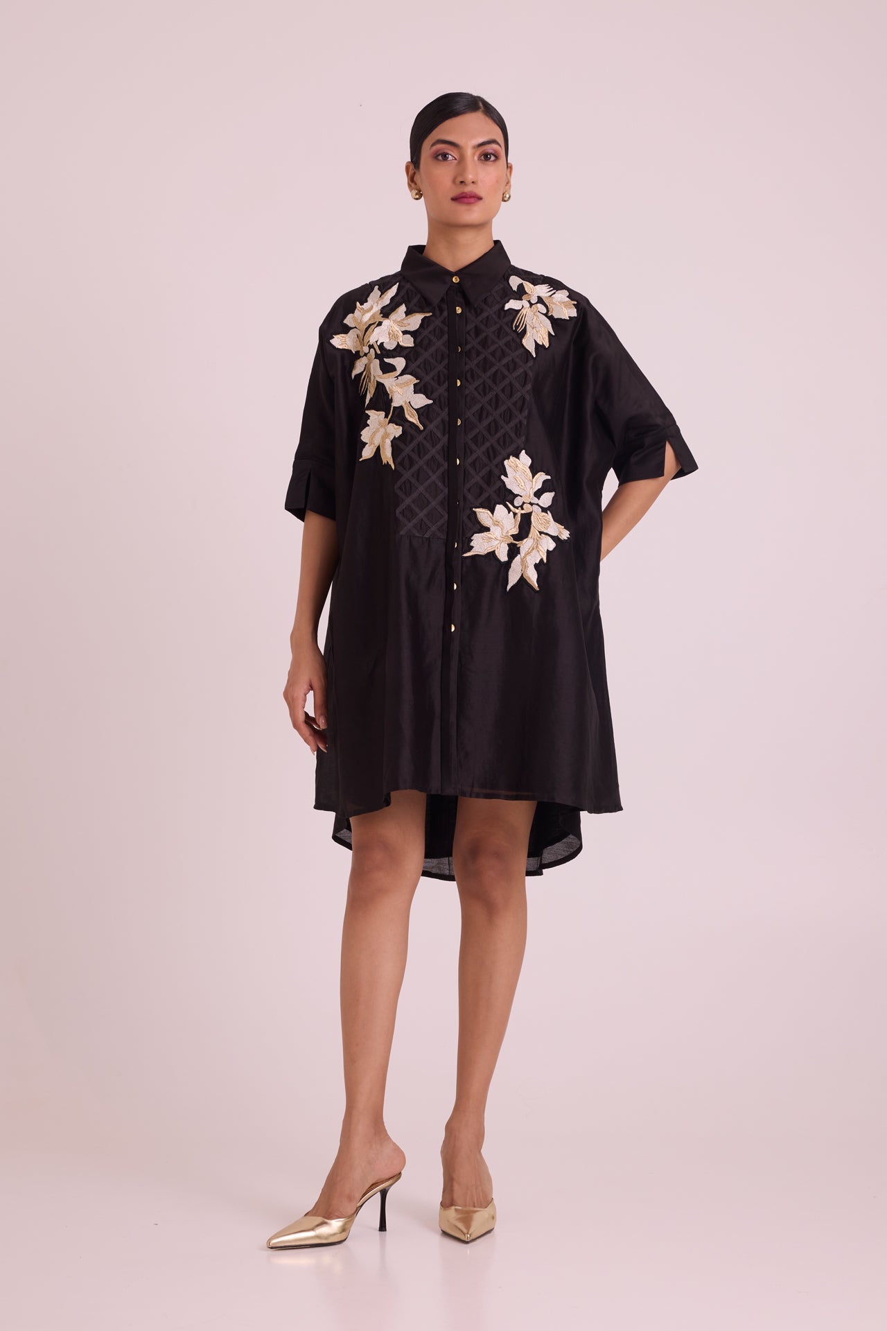 Black Mimi - Framed Shirt Dress - CiceroniDressesMadder Much