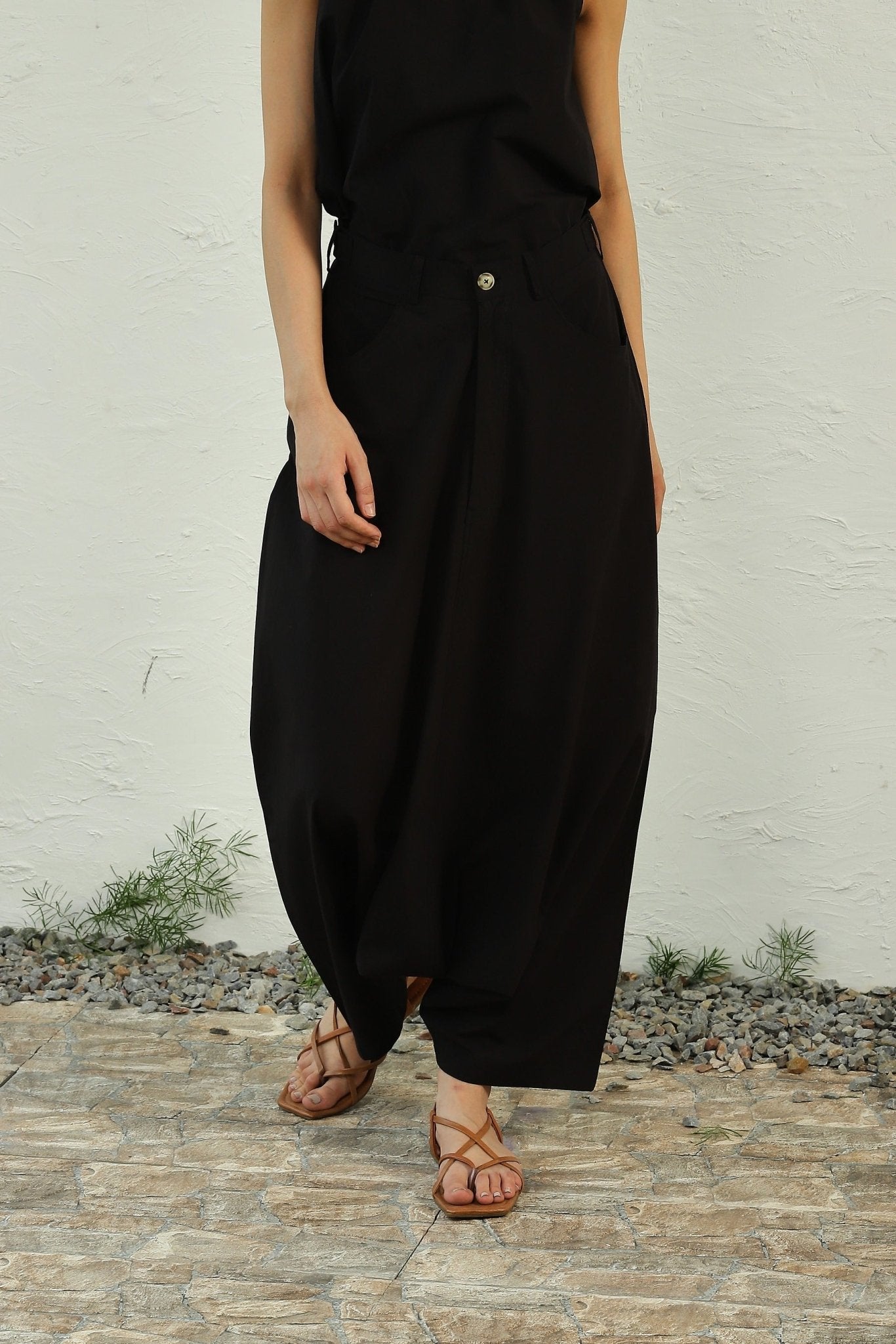 Black Ultra Gathered Co - Ord Set - CiceroniCo - ord SetCanoopi