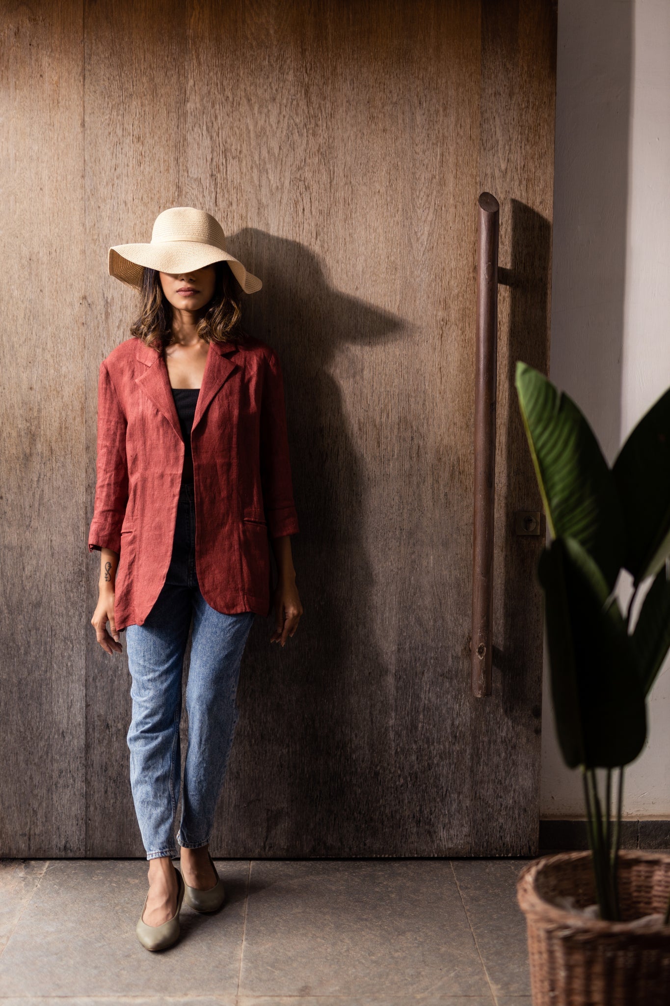 Blazer Solid - Dark - CiceroniBlazersPaeony