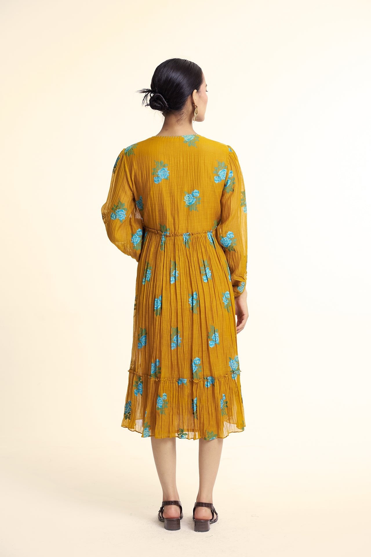 Bliss Dress - Mustard - CiceroniDressesGaach