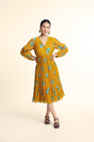 Bliss Dress - Mustard - CiceroniDressesGaach