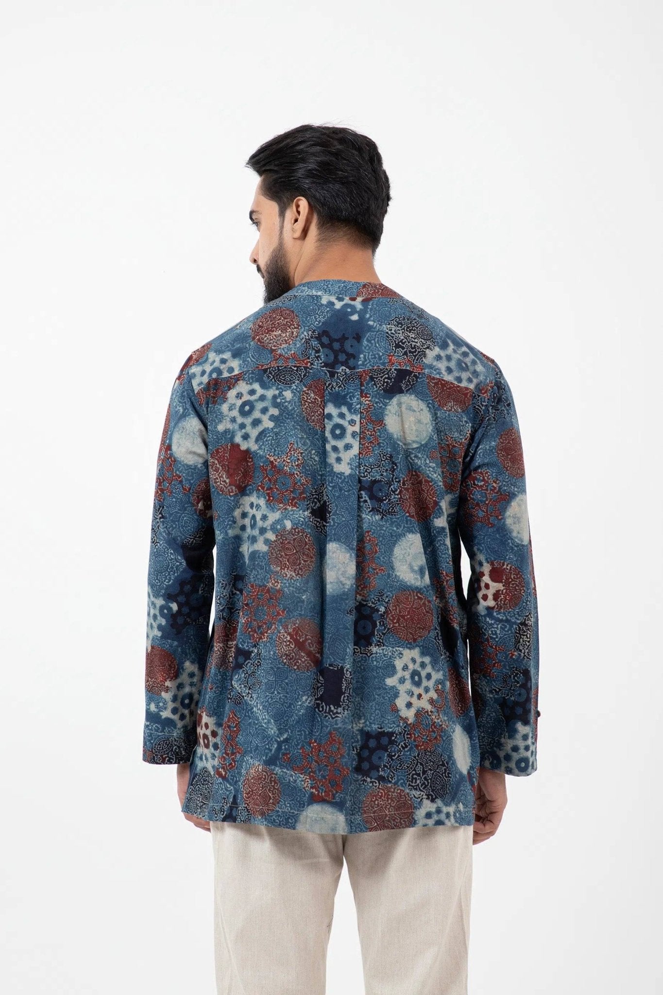 Block Printed Indigo Forever Kurta - CiceroniKurta, Everyday WearInkriti