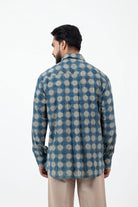 Block Printed Moonshine Everywhere Shirt - CiceroniMen ShirtsInkriti