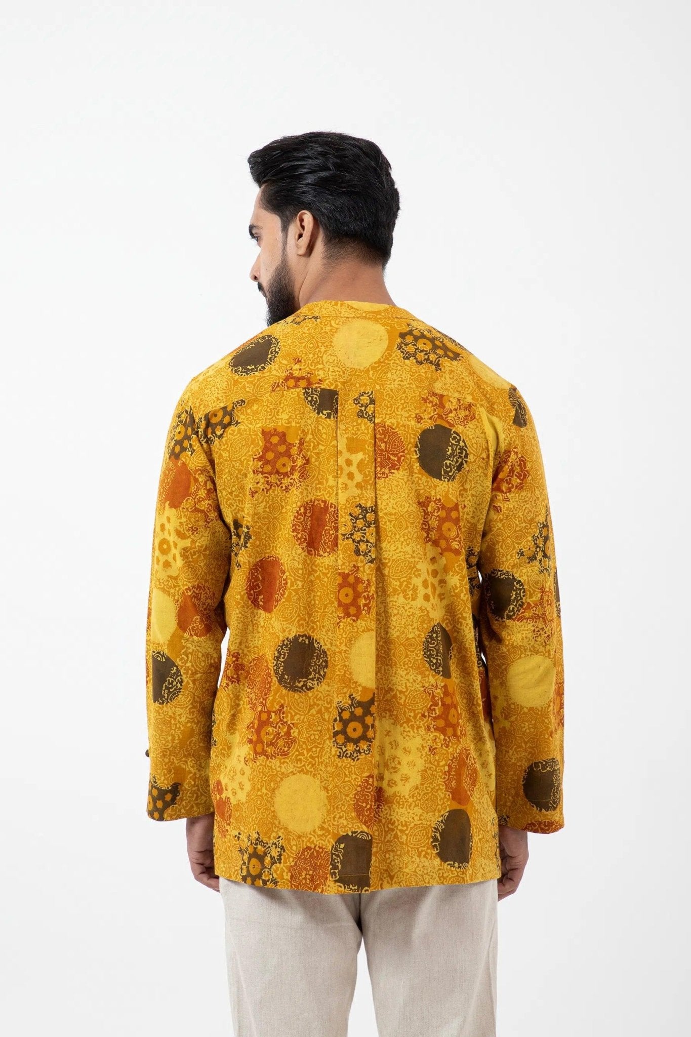 Block Printed Sunshine Forever Kurta - Yellow - CiceroniKurta, Everyday WearInkriti