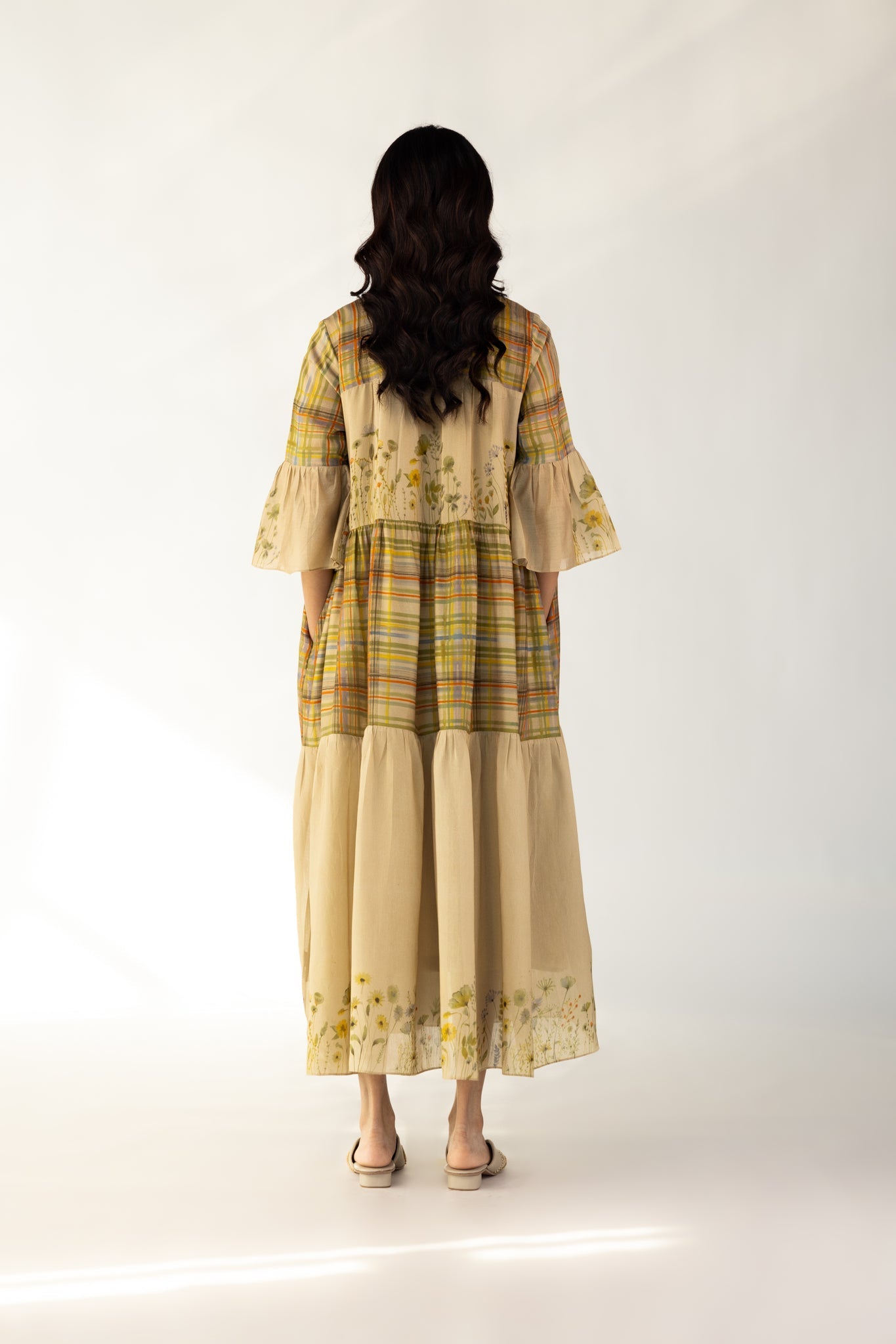 Bloom Check Dress - CiceroniDressesOtouto
