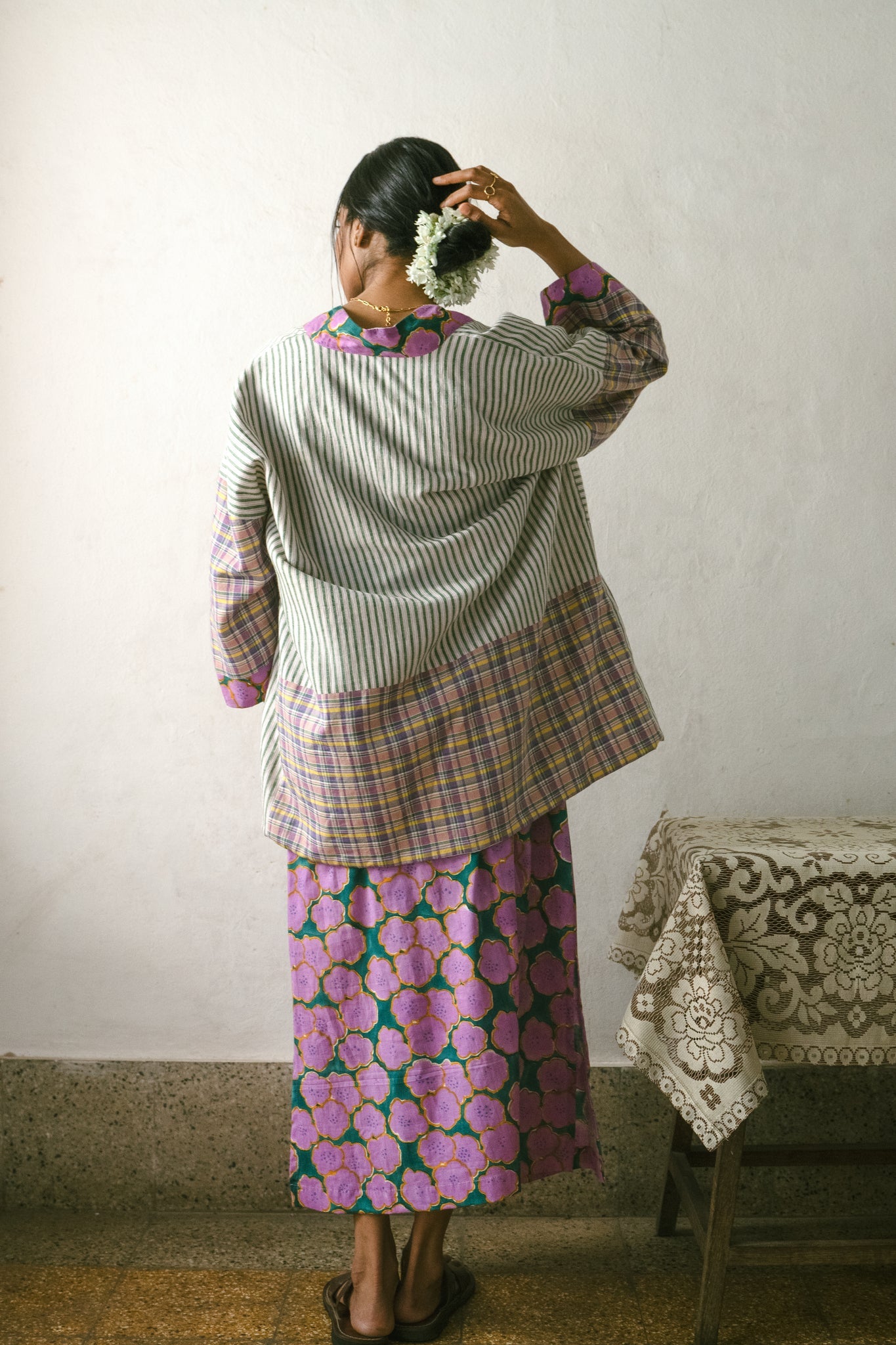 Blooming Reversible Jacket - CiceroniJacketsDeeta