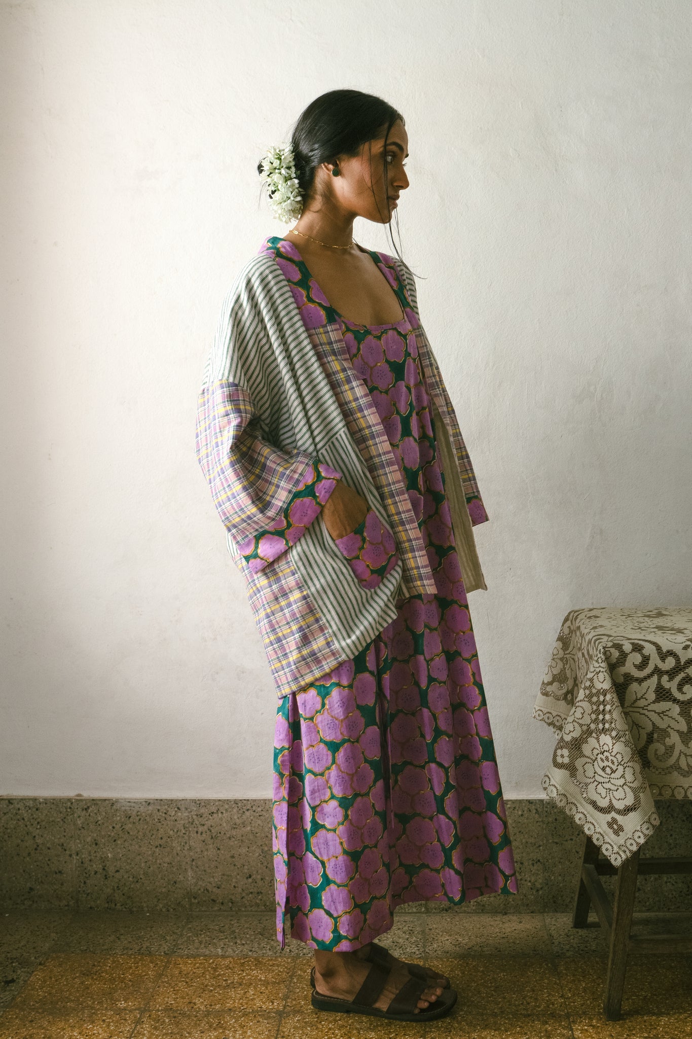 Blooming Reversible Jacket - CiceroniJacketsDeeta