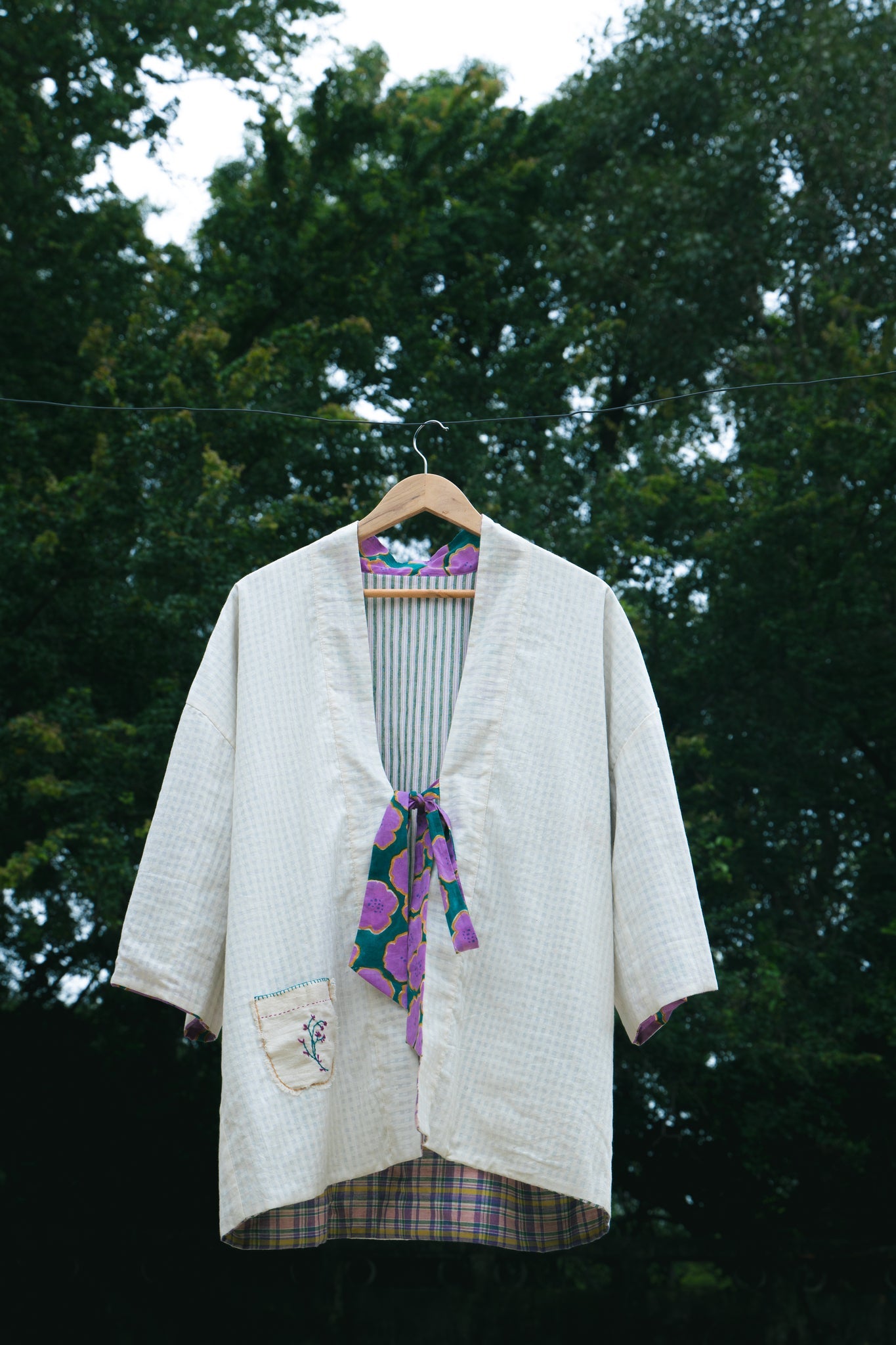 Blooming Reversible Jacket - CiceroniJacketsDeeta