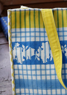 Blue Checks Tote Bag - CiceroniTote BagThe Raw India