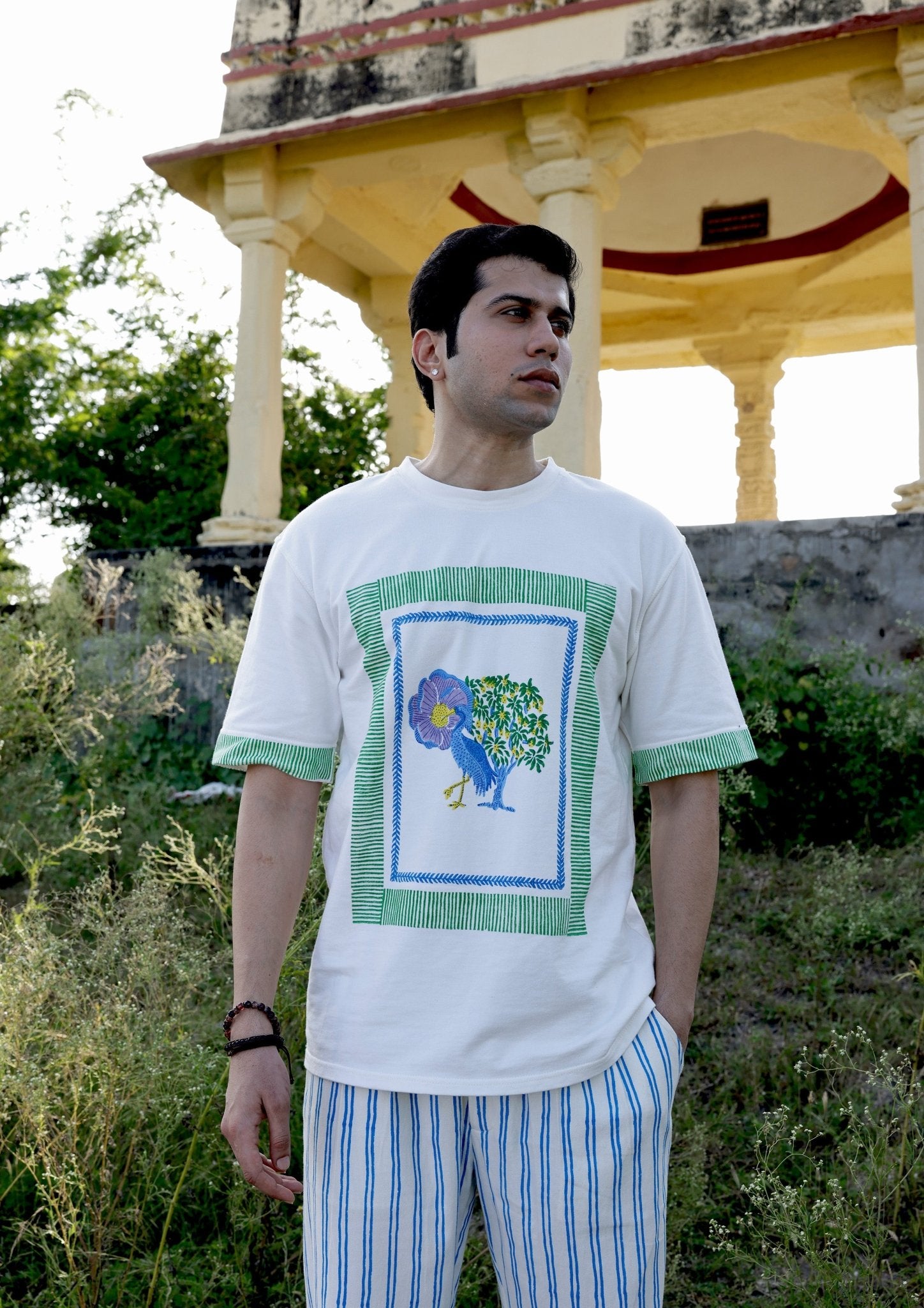 Blue Crane Unisex T-Shirt - CiceroniUnisex ShirtsThe Raw India