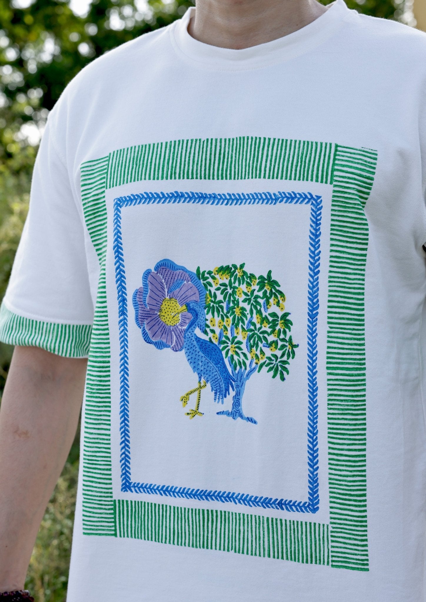 Blue Crane Unisex T-Shirt - CiceroniUnisex ShirtsThe Raw India