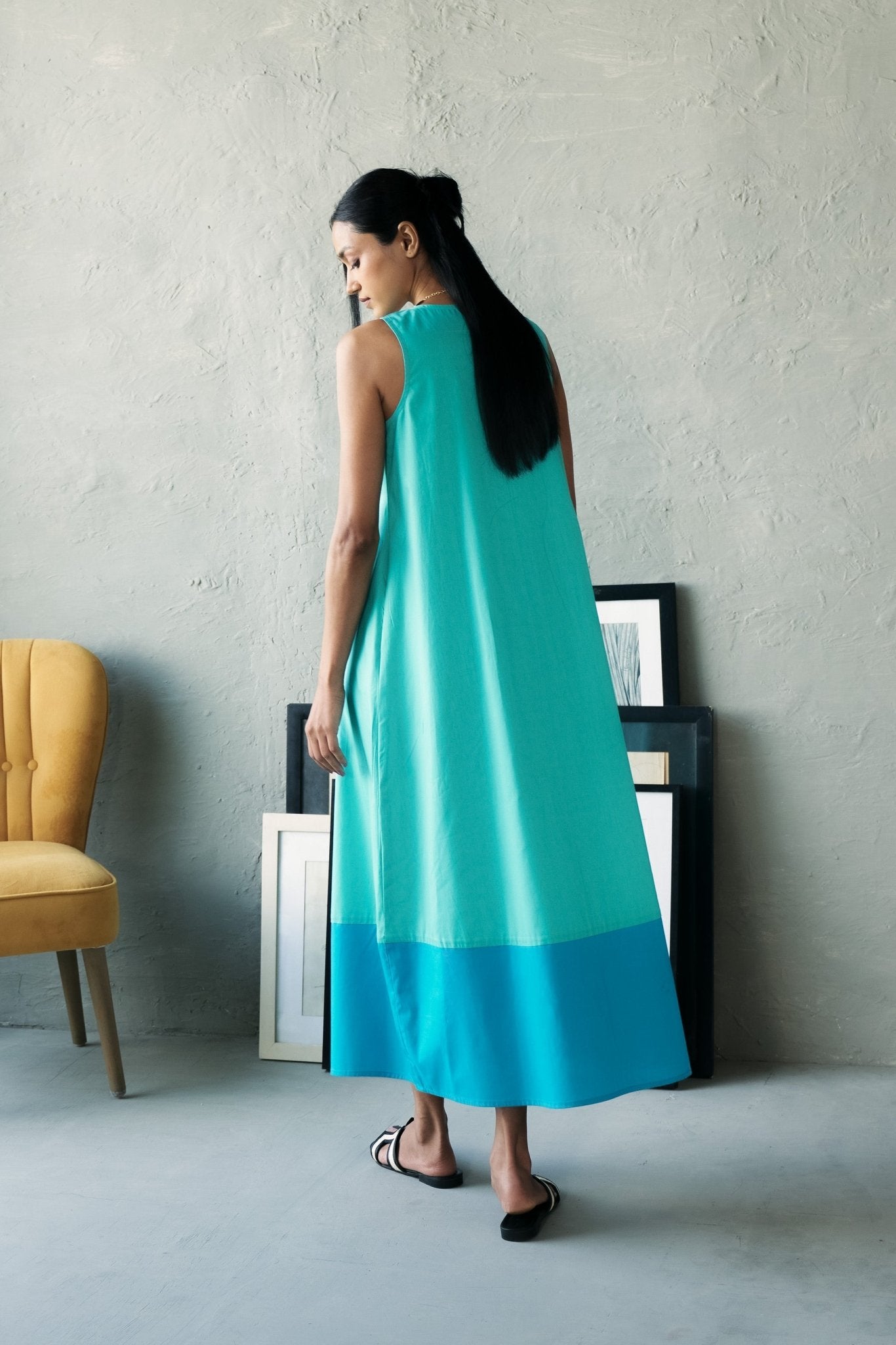 Blue Hours Dress - CiceroniDressesCanoopi