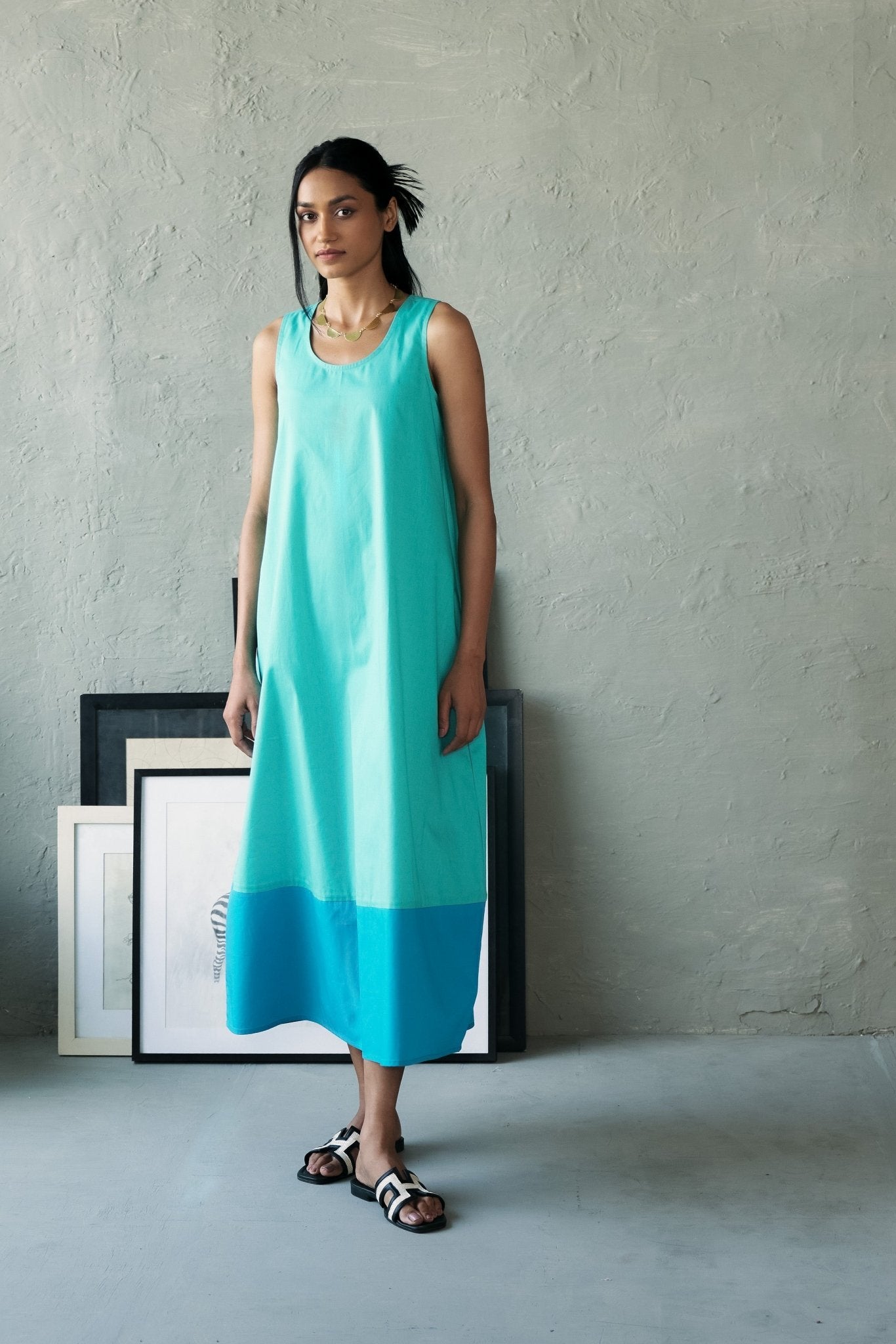 Blue Hours Dress - CiceroniDressesCanoopi