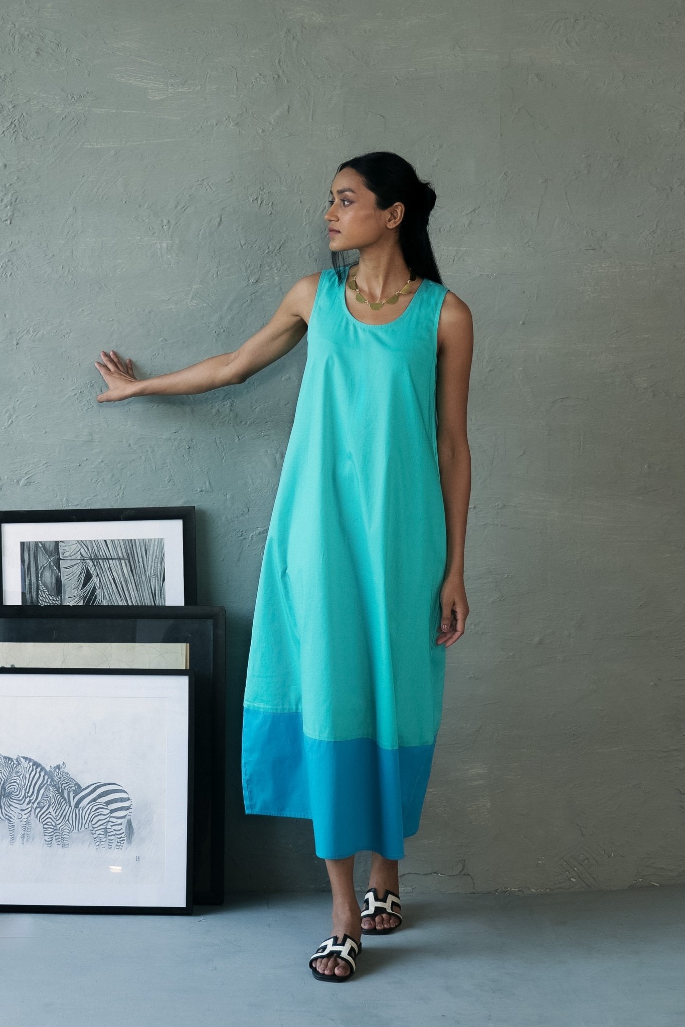 Blue Hours Dress - CiceroniDressesCanoopi