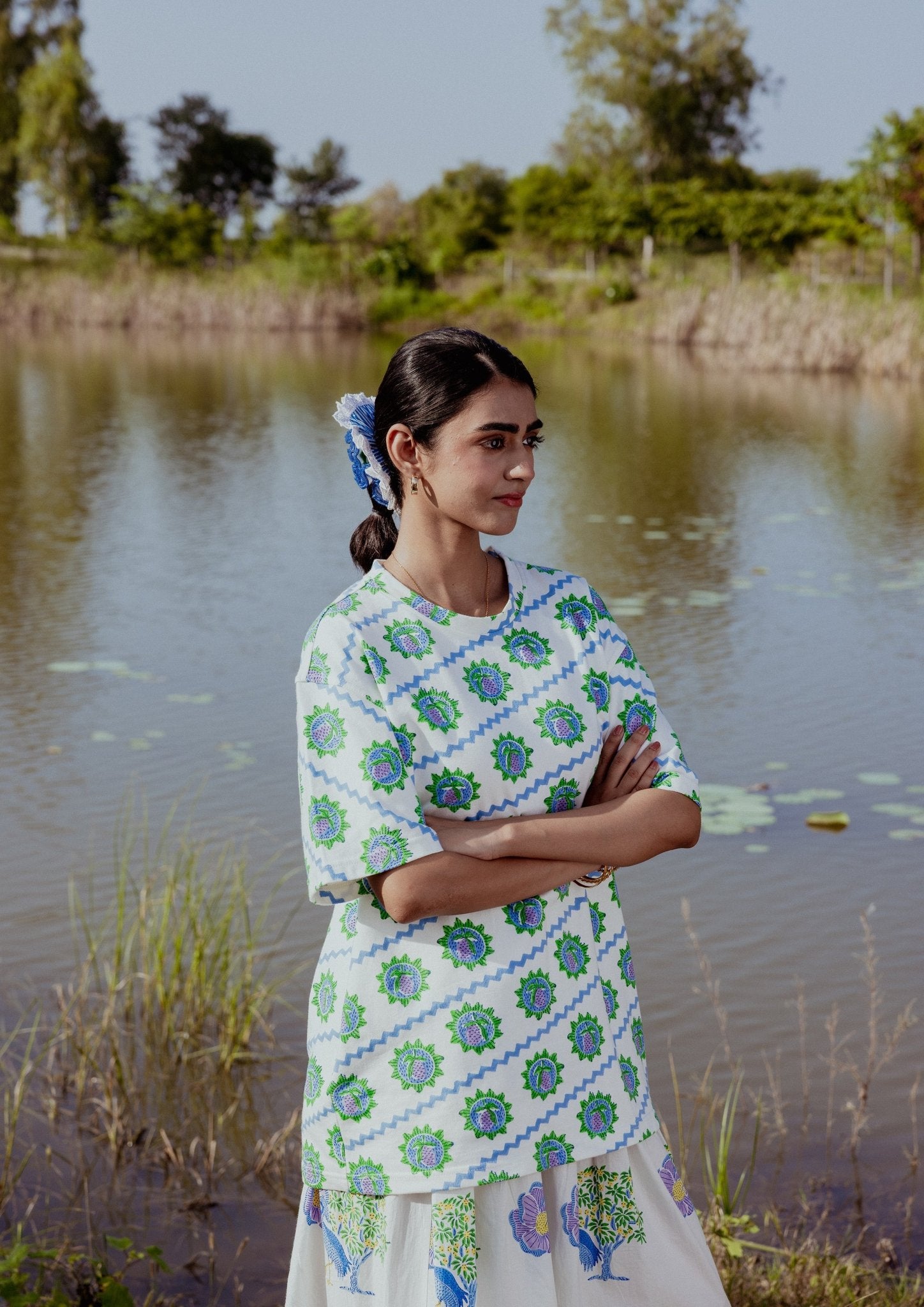 Blue Mango T-Shirt - CiceroniTopsThe Raw India