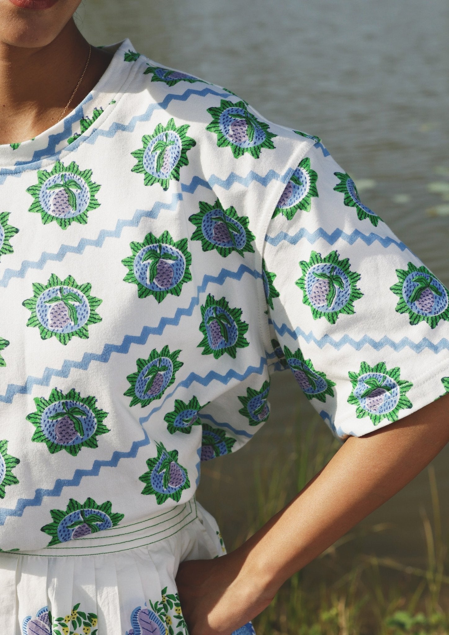 Blue Mango T-Shirt - CiceroniTopsThe Raw India