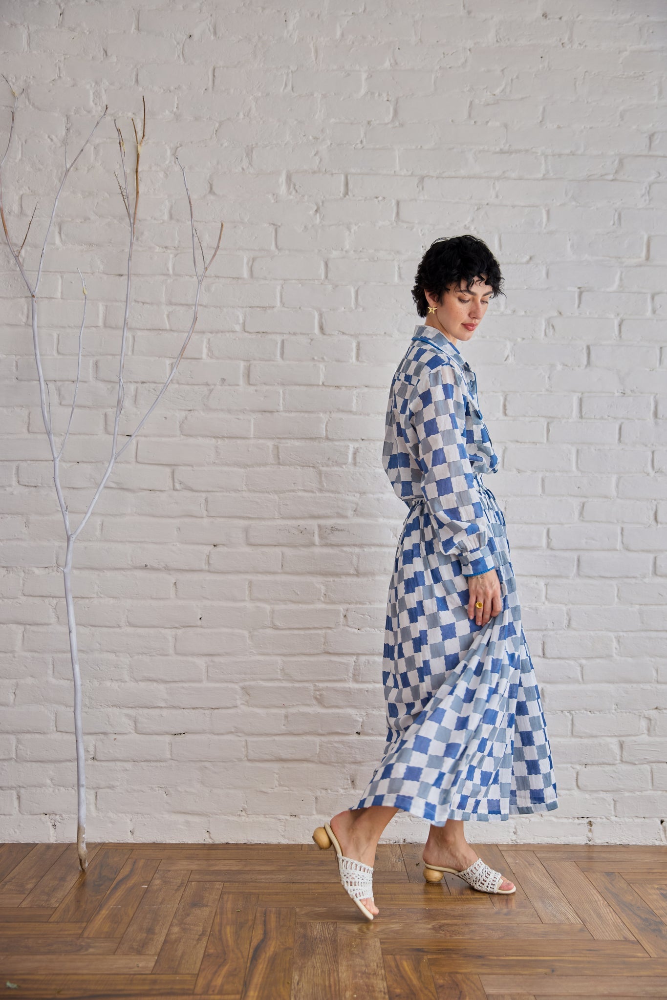 Blue Pixel Skirt - CiceroniSkirtTaro