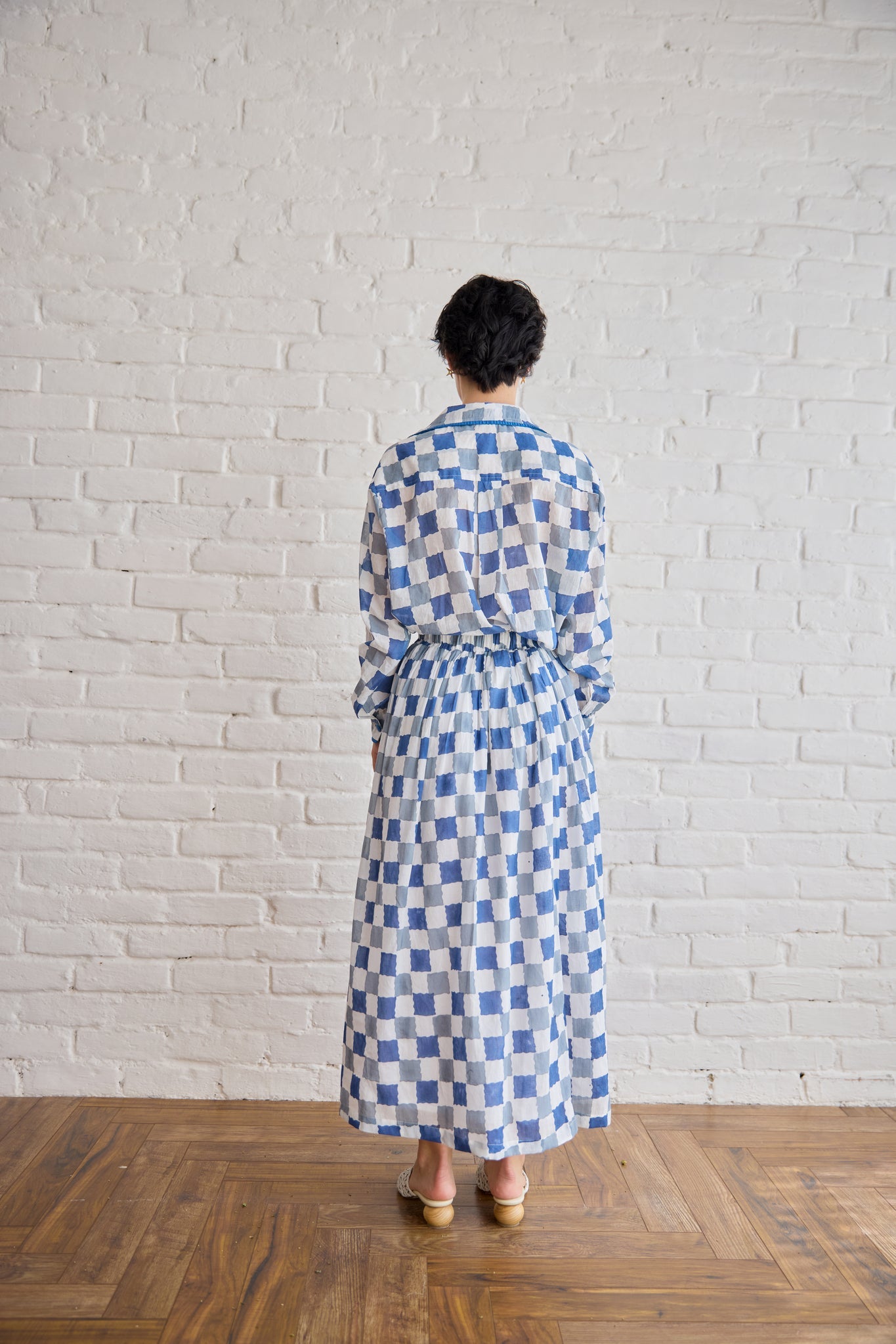 Blue Pixel Skirt - CiceroniSkirtTaro