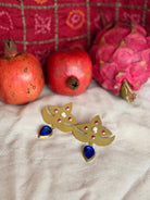 Blue Sapphire Earrings - CiceroniEarringsBy Nirjari