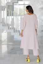 Blush Basil Appliqué Kurta Set - CiceroniKurta Set, Everyday WearSilai Studio