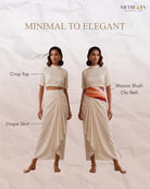 Blush Mosaic Belt - CiceroniBeltsArtbeats by Keerthana