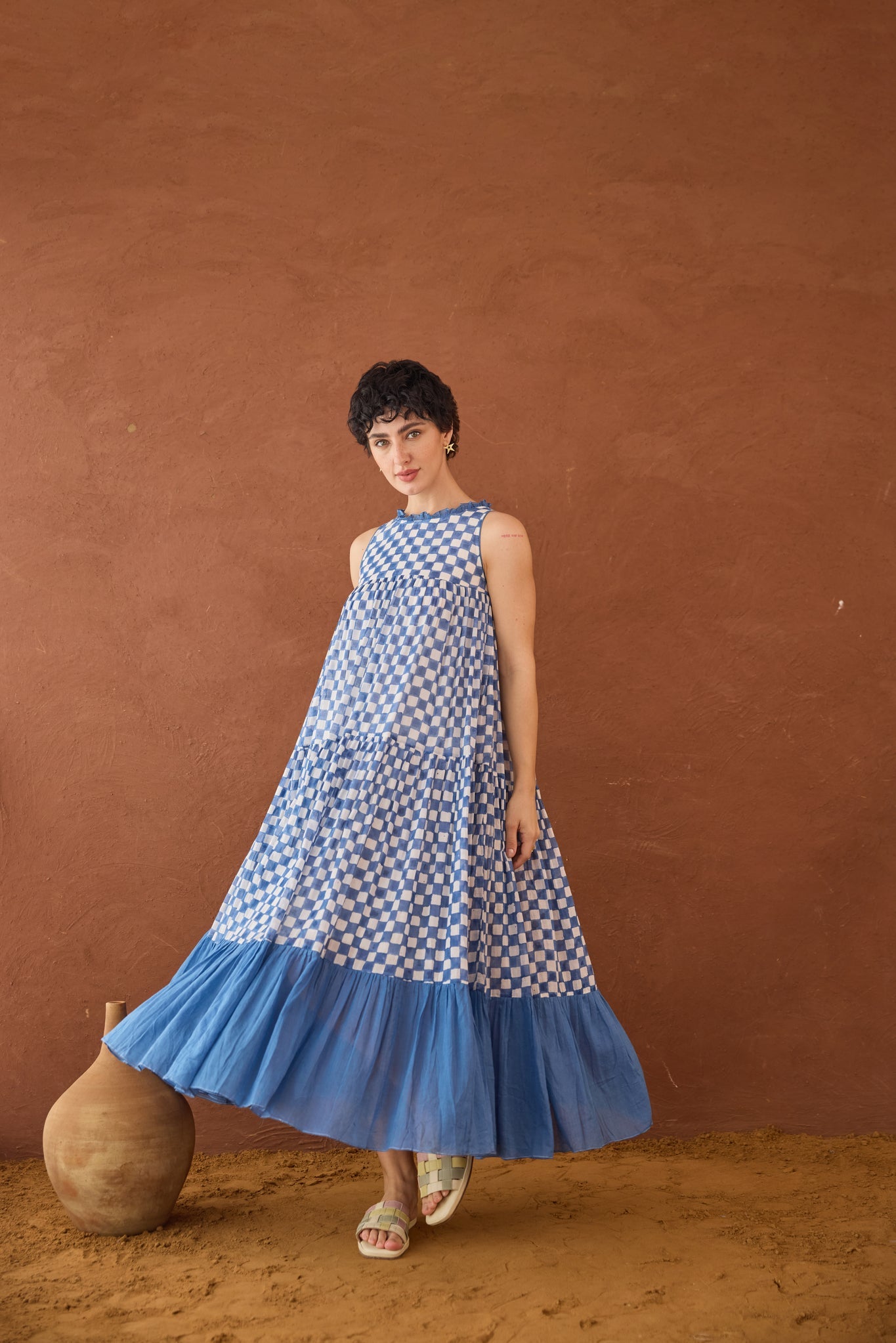 Breezy Blues Dress - CiceroniDressesTaro