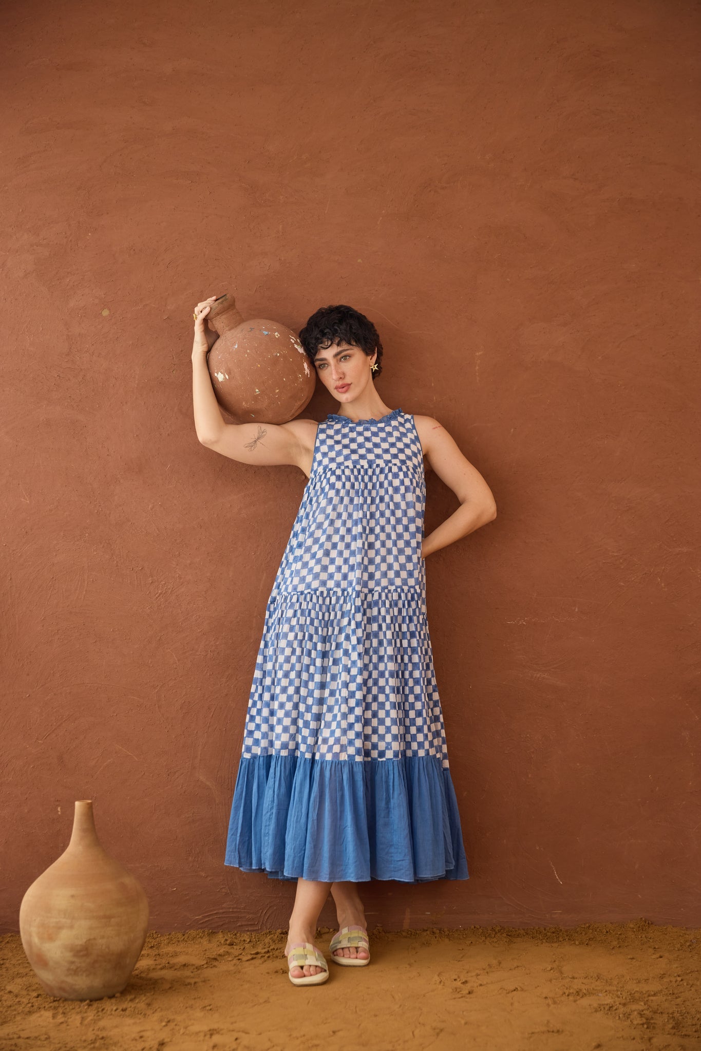 Breezy Blues Dress - CiceroniDressesTaro