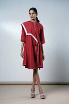 Brick Aster – Modern Angle Dress - CiceroniDressesMadder Much
