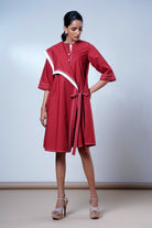 Brick Aster – Modern Angle Dress - CiceroniDressesMadder Much