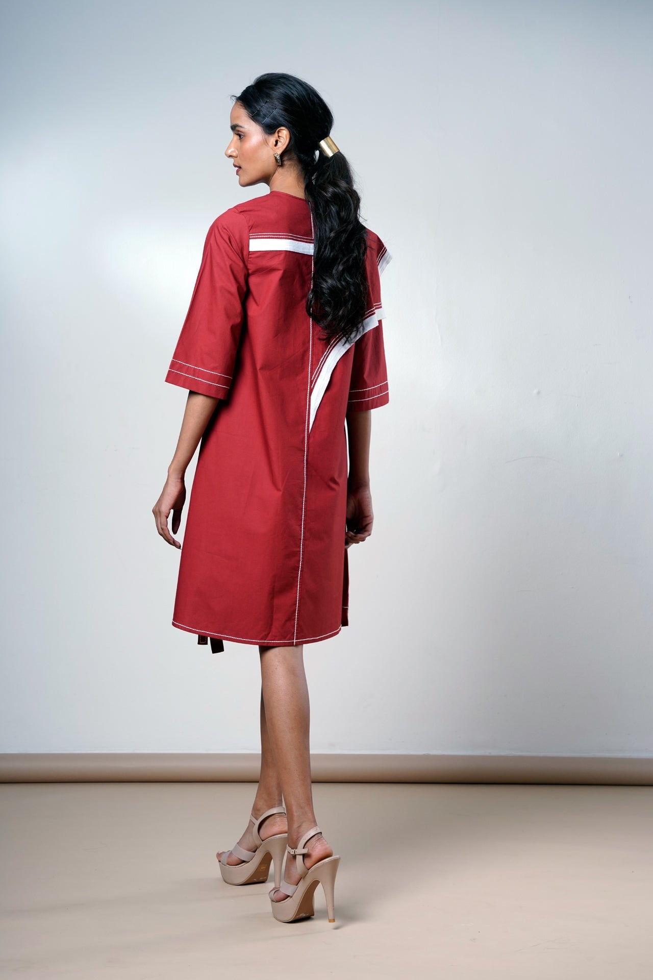 Brick Aster – Modern Angle Dress - CiceroniDressesMadder Much