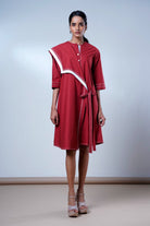 Brick Aster – Modern Angle Dress - CiceroniDressesMadder Much