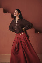 Brick Co - Linen Multi - Pleated Pants - CiceroniWomen PantsSaphed