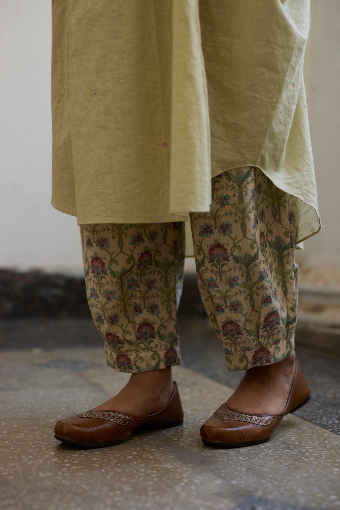 Brisa Kaftan Set - Green - CiceroniKurta Set, Everyday WearKhyati Rughani
