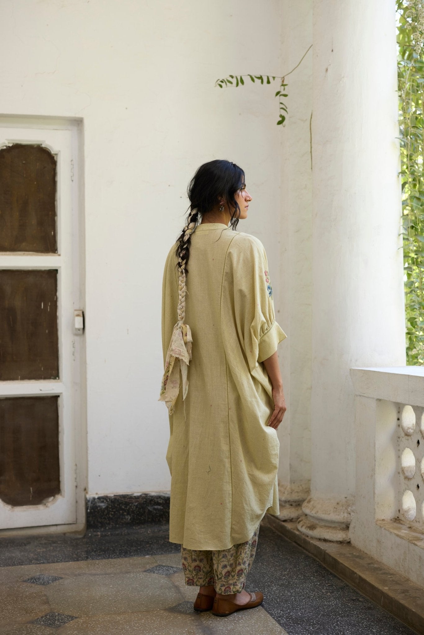 Brisa Kaftan Set - Green - CiceroniKurta Set, Everyday WearKhyati Rughani