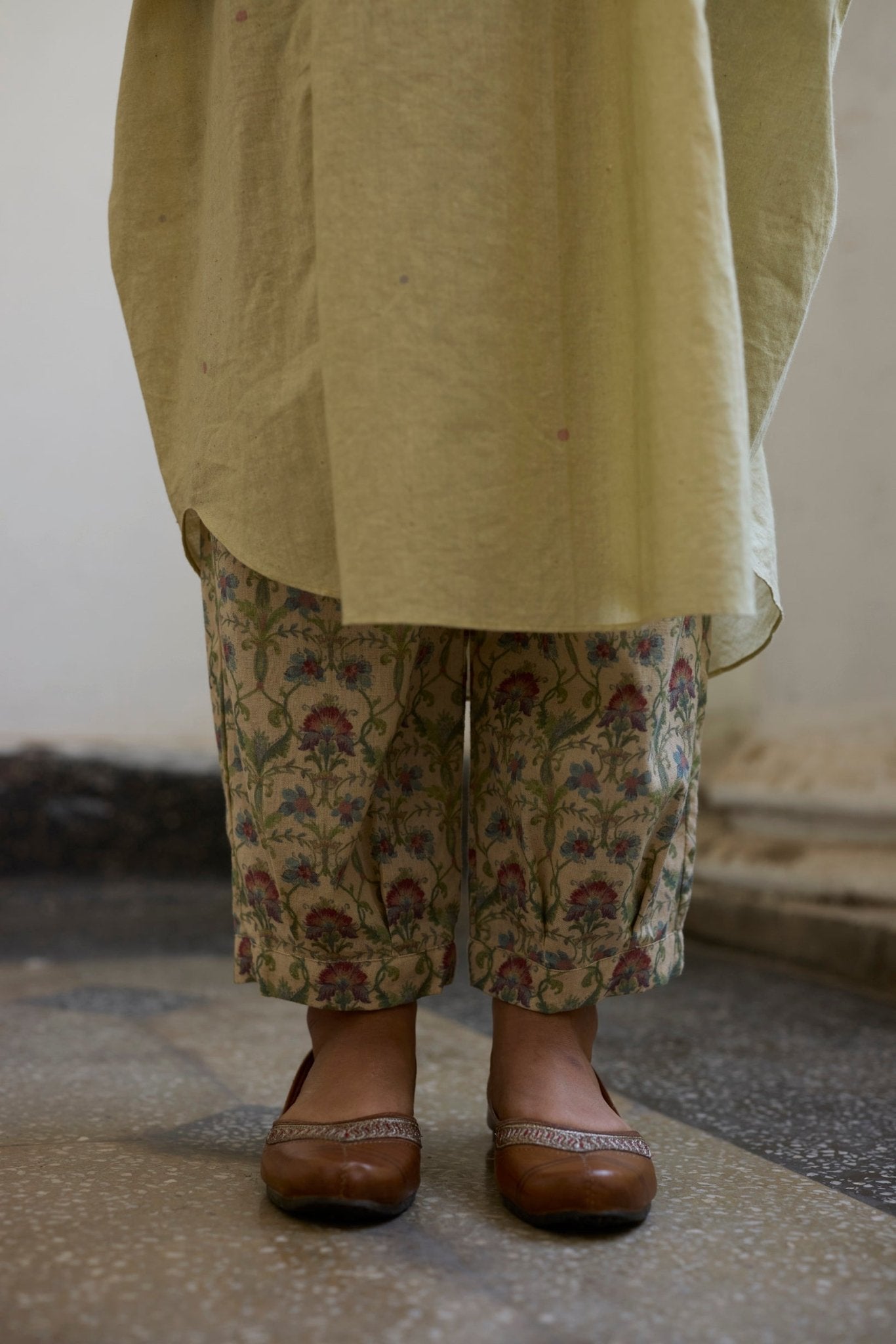 Brisa Kaftan Set - Green - CiceroniKurta Set, Everyday WearKhyati Rughani