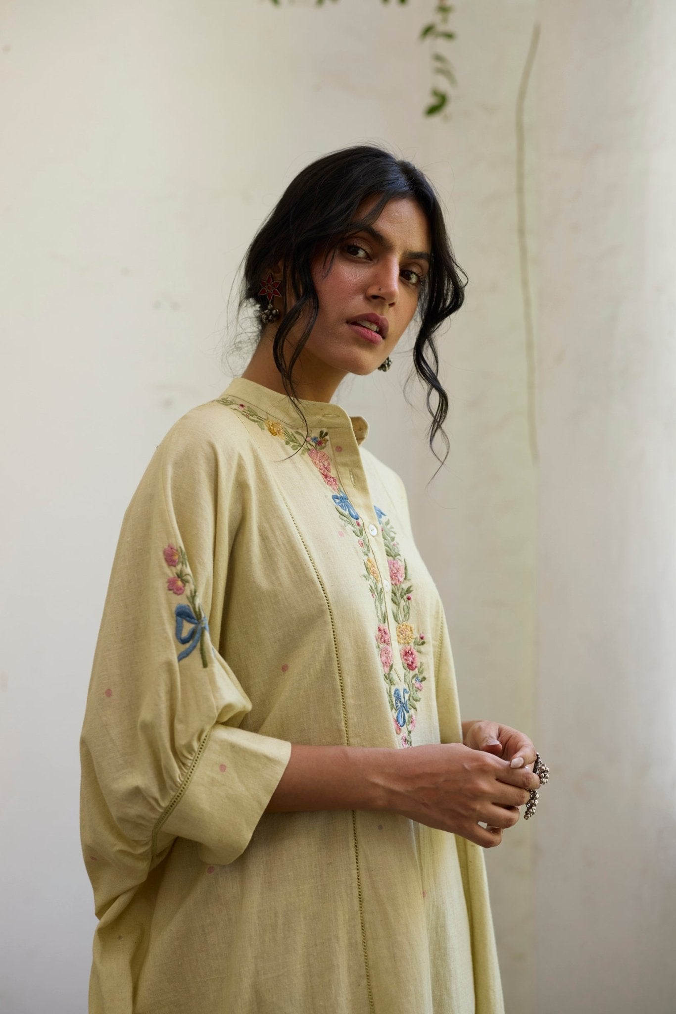 Brisa Kaftan Set - Green - CiceroniKurta Set, Everyday WearKhyati Rughani