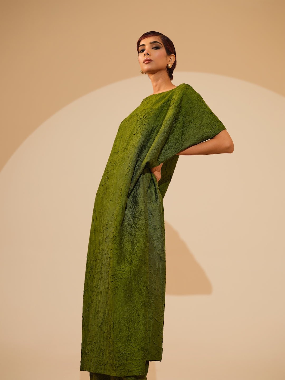Brook Tunic - Jade Green - CiceroniKurta, Festive WearStoique