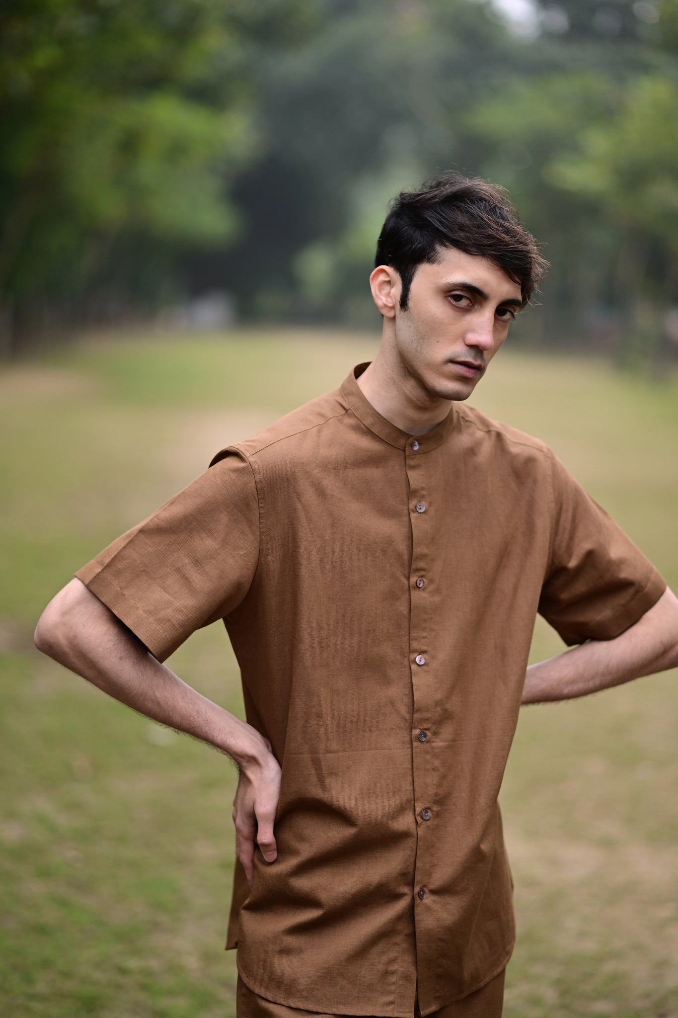 Brown Shirt - CiceroniMen ShirtsRAAS Life